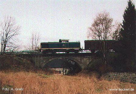 Brücke kurz vorm Bahnhof Au