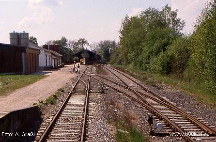 Blick von der Güterrampe