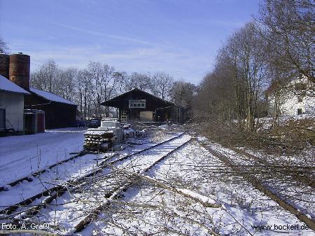 Gleisanlagen am 24.01.2004