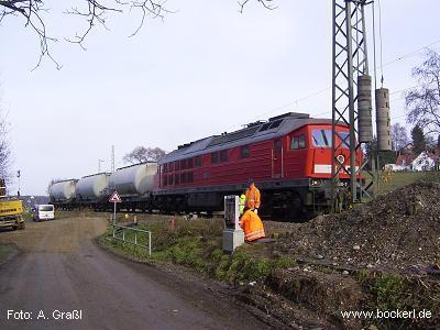 232 510-7 in Langenbach am 19.11.2009, Foto: Graßl