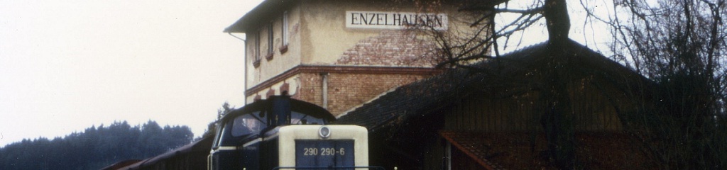 Enzelhausen 1995, wenige Tage vor Stillegung, Foto: Graßl